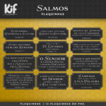Plaquinhas - Salmos