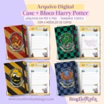 Kit Case + Bloco Harry Potter #1 (arquivo digital)