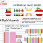 Kit Digital - Esquenta dia dos Profs - Aquarela