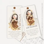 Kit digital Marcador com calendário 2025 Santa Teresa Dávila