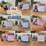 Mini Calendário de Mesa - Religioso (2025) - Arquivo Digital