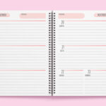 Miolo Rosa Agenda 2025 Visão Semanal - Arquivo Digital