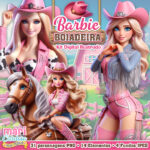 Kit Digital Barbie Boiadeira