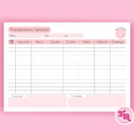 Planner Semanal Psicologia - Arquivo Digital - Arquivo Digital