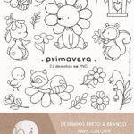 Primavera | Para colorir