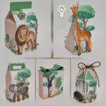 ARQUIVO DE CORTE SAFARI REALISTA AQUARELA (STUDIO E PDF)