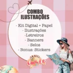 Travel Girls - Combo Ilustrações