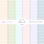 Papel Digital | Chevron Candy