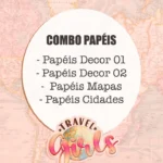 Travel Girls - Combo Papéis