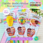 Arquivo Digital - Cartão Balão-Blister Dia das Crianças