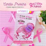 Arquivo Digital - Cartão Presilha Outubro Rosa