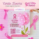 Arquivo Digital - Cartão Xuxinha Tulipa Outubro Rosa