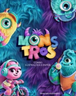 Monstros Kids - Combo Ilustrações e Papéis