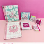 Outubro Rosa 2024 - Kit 04 - Bloco Caneta, Postit e Buttons