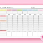 Planner Semanal - Arquivo Digital