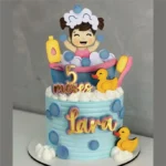 Arquivo de Corte Topo de Bolo Banheira Menina