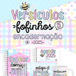 Kit Digital Versículos Fofinhos 5 - Encadernação 2025