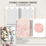 COMBO AGENDAS EVANGÉLICAS | DATADAS E PERMANENTES