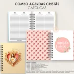 COMBO AGENDAS CATÓLICAS | DATADAS E PERMANENTES