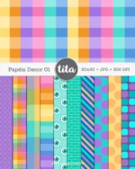 Monstros Kids - Combo Ilustrações e Papéis - Imagem 6