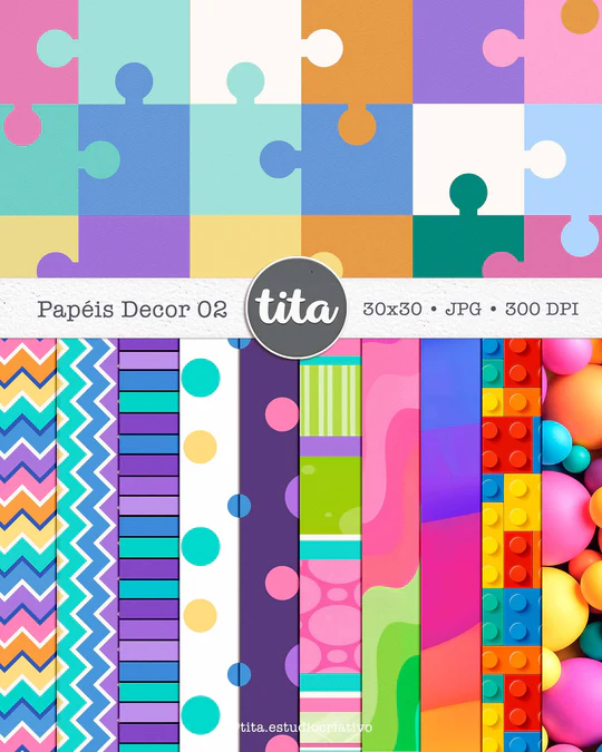 preview_pdecor2_540x Monstros Kids - Combo Ilustrações e Papéis - Imagem 5