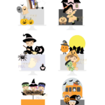 Coleção Topos de Bolo Halloween