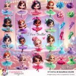 Kit digital BAILARINAS COLORS 3D