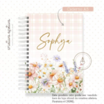 Caderno Floral Sophia