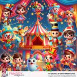 Kit digital CIRCO 3D TRADICIONAL