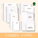 COMBO MOCKUPS PARA ENCADERNAÇÃO – CorelDRAW