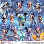 Kit digital MICKEY ASTRONAUTA