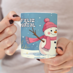 ARTE AVULSA - Snowman Pink