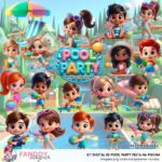 Kit digital POOL PARTY KIDS