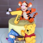 Arquivo de Corte Topo de Bolo Ursinho Pooh baby