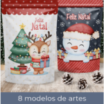 Printable – Rótulo Ziplock – Feliz Natal