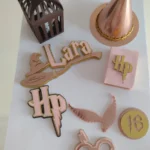 Arquivo de Corte Topo de Bolo Harry Potter em Camadas Menina