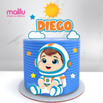 Arquivo de Corte Topo de bolo Astronauta Baby