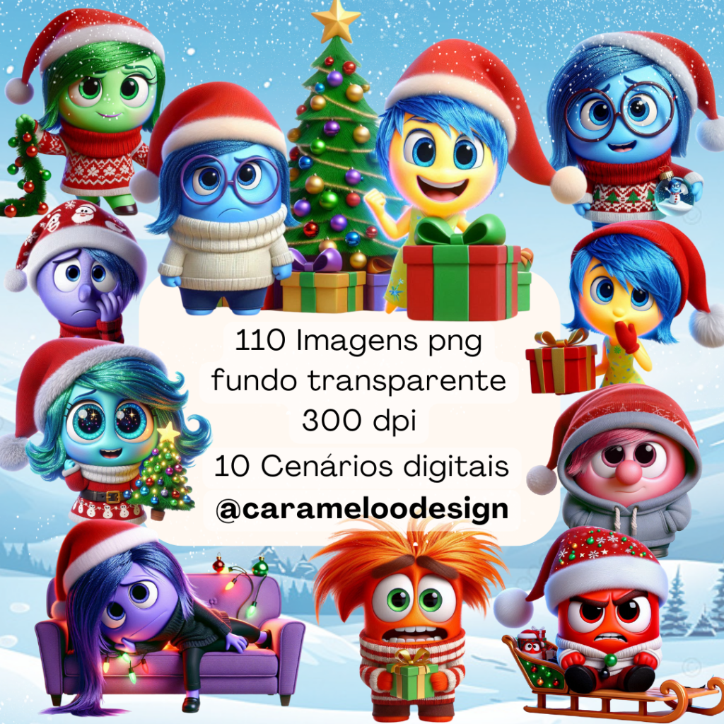 Kit Digital Um Natal Divertido - Imagem 3