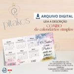 Combo de Calendários 2025
