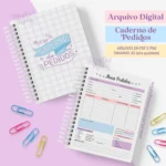 Caderno de Pedidos Permanente Cute 2025 (arquivo digital)