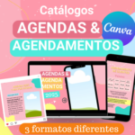 Catálogo Agendas 2025 - Editável no Canva
