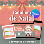 Catálogo Natal Noel Pastel Colors - Editável no Canva