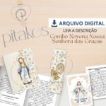 Combo Novena Nossa Senhora das Graças + 3 CADERNOS PAUTADOS