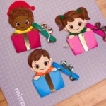 Arquivo De Corte Topos de Bolo BEBES DE NATAL