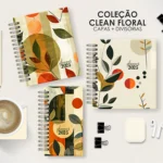 KIT CLEAN FLORAL | ARTES PARA CAPAS E DIVISÓRIAS