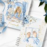 Arquivo Kit 11 Capas e Miolo Pautado Coleção Golden Blue