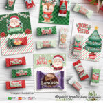 Kit Printable - Balas e Card Feliz Natal