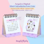 Mini Calendário Gatinhos 2025 (arquivo digital)