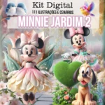 kit digital Minnie Jardim 2