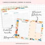 Planner Geladeira e Caderno Receitas | Mod 02